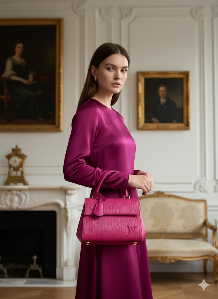 Louis Vuitton Women’s Luxury Leather Handbag | Elegant Designer Bag in Dubai